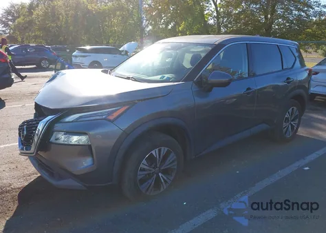 2021 Nissan Rogue Sv Intelligent Awd из США, поврежденный, VIN 5N1AT3BB0MC703531